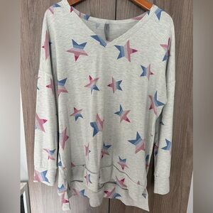 Honeyme Curvy Starry long sleeve top